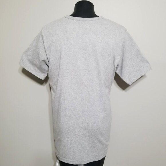 Vintage Champion Big C Logo T Shirt XL Trippy Abstract Psychedelic Graffiti Tee - Picture 5 of 9